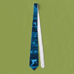 Blue Surf Tie