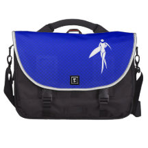 Blue Surfing Girl Commuter Bags