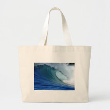 Blue surfing wave bags