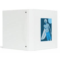 Blue Surfs Up 3 Ring Binders