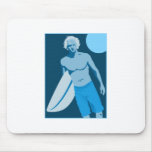 Blue Surfs Up Mousepads