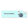 Blue Swallow Pigeon Bumper Stickers