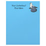 Blue Swallow Pigeon Personalized Letterhead