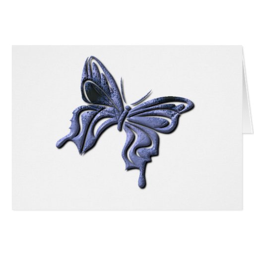 Blue Swallowtail Butterfly Greeting Card