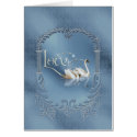 Blue Swans Card