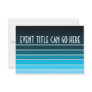blue swatch custom invitation