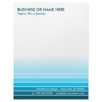 blue swatch letterhead design