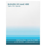 blue swatch letterhead design