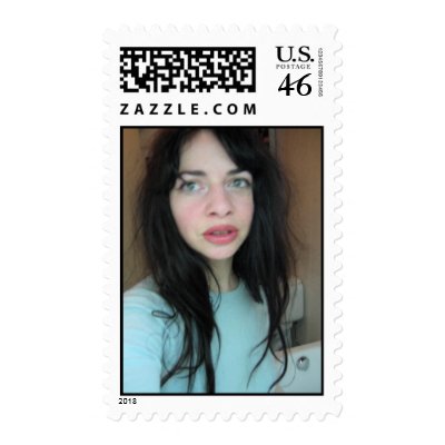 blue sweater girl Postage