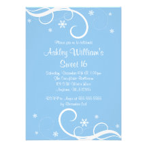 winter wonderland sweet 16 invitations. winter wonderland sweet 16 invitations.