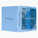 Blue Sweet Sixteen Photo Album. Vinyl Binders