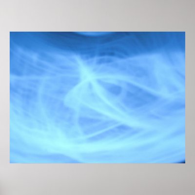 Blue Swirl Background Poster by Bro_Jones