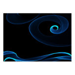 Blue Swirl Business Card