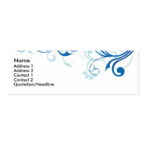 Blue Swirl business cards