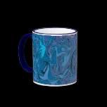 Blue Swirl Coffee Mug mugs