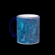 Blue Swirl Coffee Mug