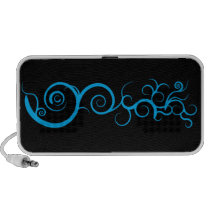 Blue Swirl Pc Speakers