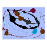 Blue Swirl Universe Post Cards