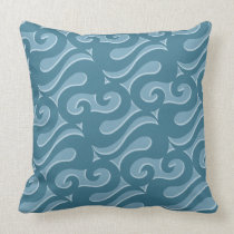 Blue Swirles Pillows