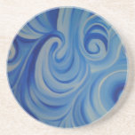blue swirls coasters