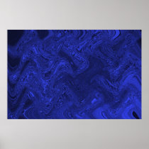 Blue swirls. posters
