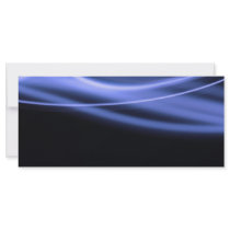 Blue swoosh background rack card template