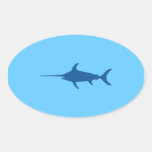 Blue Swordfish Stickers