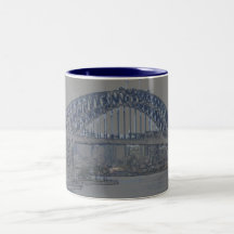Blue Sydney Harbour Bridge Mug