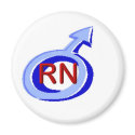 Blue Symbol Male RN magnets by nurse2goto Blue Symbol Male RN magnets