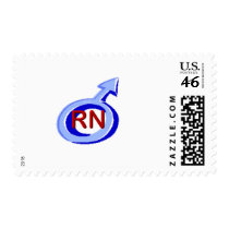 Blue Symbol Male RN postage by nurse2goto Blue Symbol Male RN postage