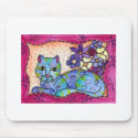 Blue Tabby Cat mousepads