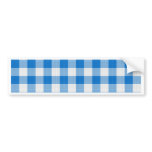 blue table cloth bumper stickers