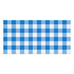 blue table cloth photo card template