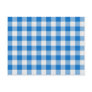 blue table cloth postcard