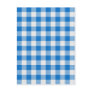 blue table cloth postcard