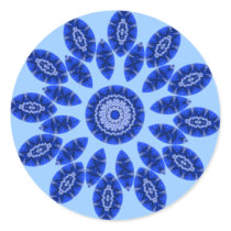 Blue Tahoe Mandala stickers
