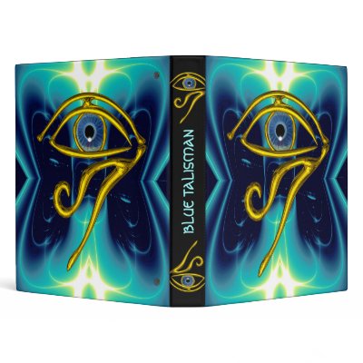 BLUE TALISMAN 2 VINYL BINDERS by bulgan_lumini