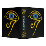 BLUE TALISMAN VINYL BINDER