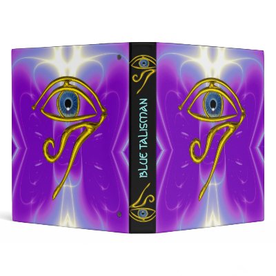 BLUE TALISMAN BINDERS by bulgan_lumini