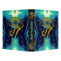 BLUE TALISMAN binders by bulgan_lumini BLUE TALISMAN binders