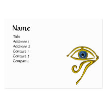 BLUE TALISMAN, black and white yellow Business Card