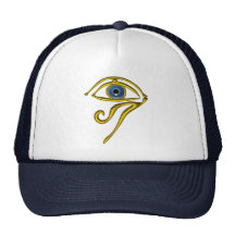 BLUE TALISMAN MESH HATS