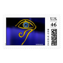 Blue Talisman postage by bulgan_lumini Blue Talisman postage