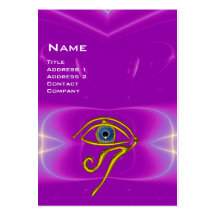 BLUE TALISMAN, purple violet white pink Business Card Templates