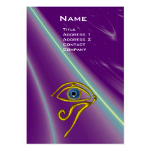 BLUE TALISMAN, purple violet white pink yellow Business Cards