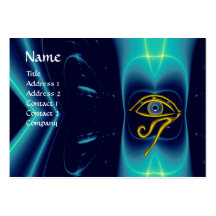 BLUE TALISMAN, purple  white Business Card Templates