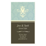 Blue Tapestry Scissors Business Card Templates