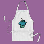 blue tartan plaid cupcake