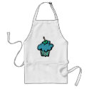 blue tartan plaid cupcake aprons
