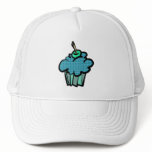 blue tartan plaid cupcake hats